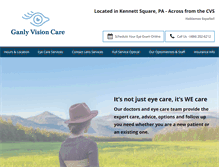 Tablet Screenshot of ganlyvisioncare.com